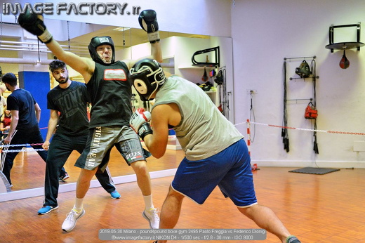 2019-05-30 Milano - pound4pound boxe gym 2495 Paolo Freggia vs Federico Dionigi
